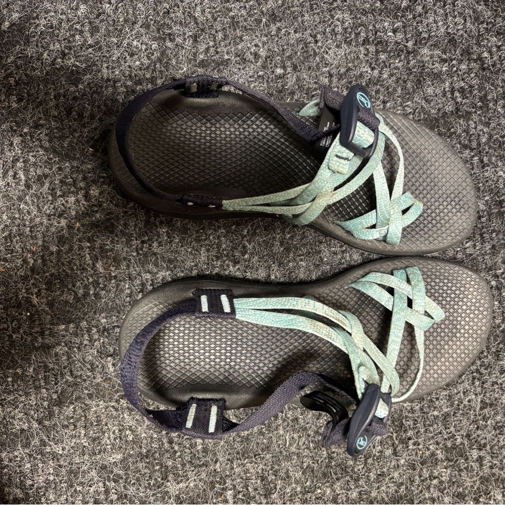 Chaco Women's Sandals in Mint and Black